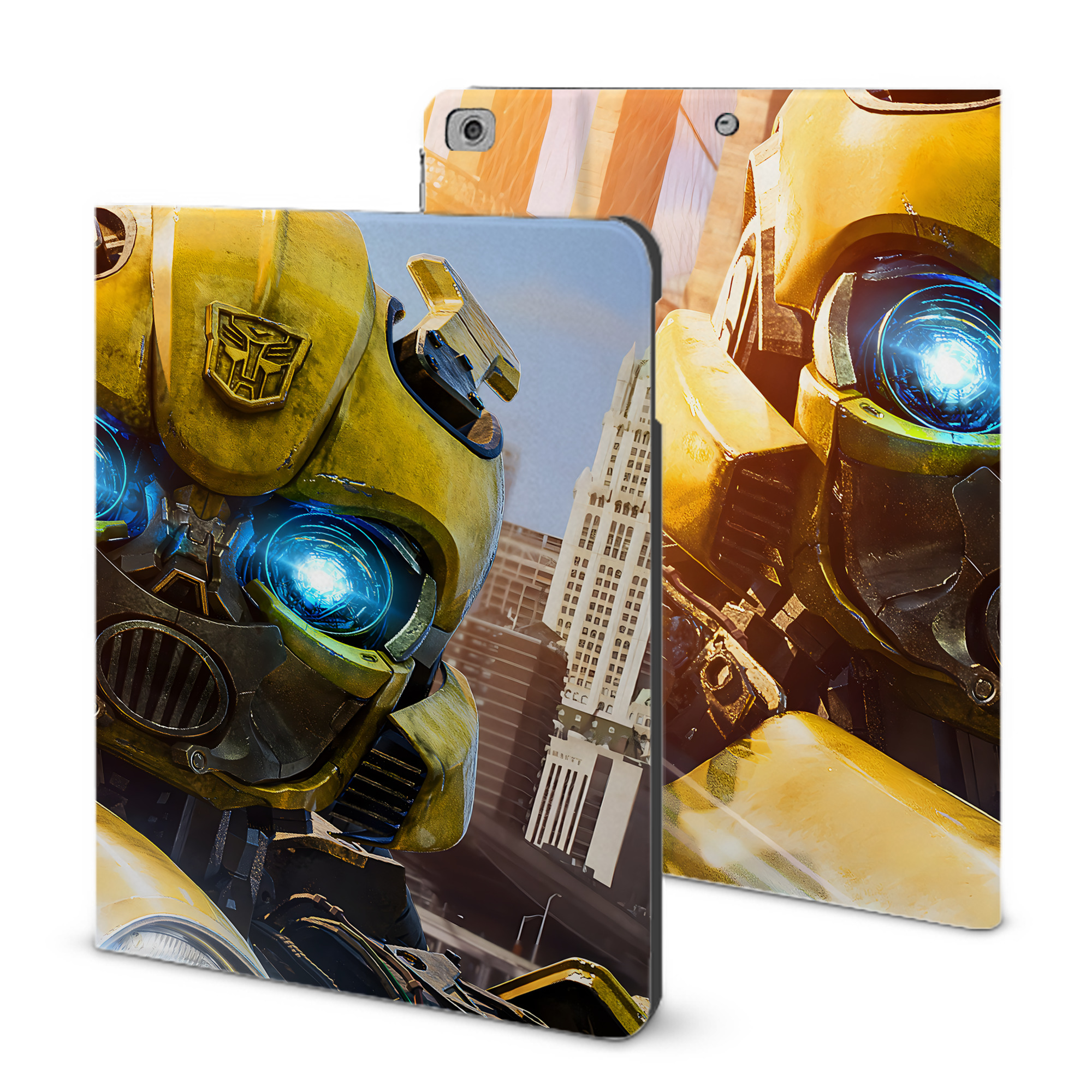 （画像用） Transformers トランスフォーマー IPad ケース ブック型 PUレザー TPU 耐衝撃 軽量 薄型 ペン収納なし 全面保護 IPad 各モデル対応